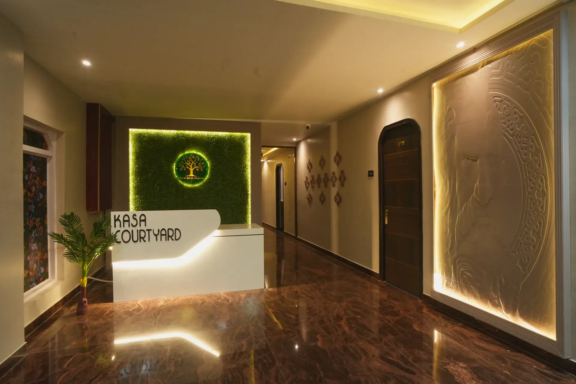 Kasa Courtyard Reception Lobby